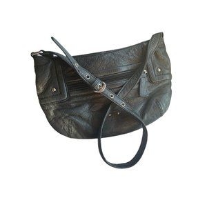 Stone Mountain Leather Crossbody YKK Zipper